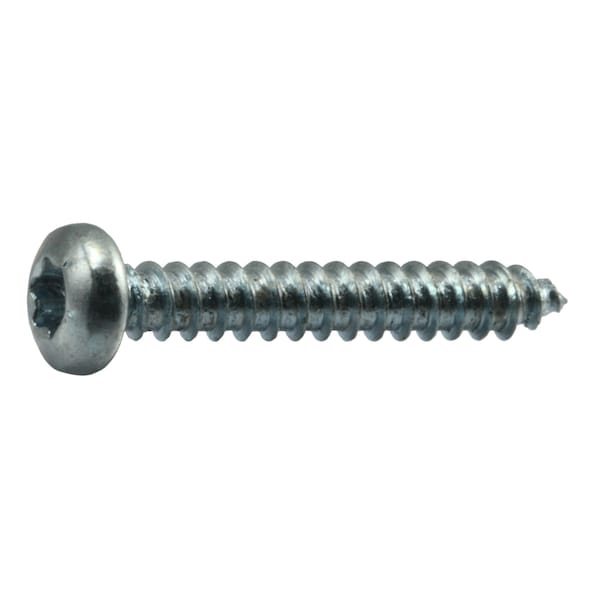 Midwest Fastener Sheet Metal Screw, #4 x 3/4 in, Zinc Plated Steel Pan Head Torx Drive, 35 PK 37051 - main